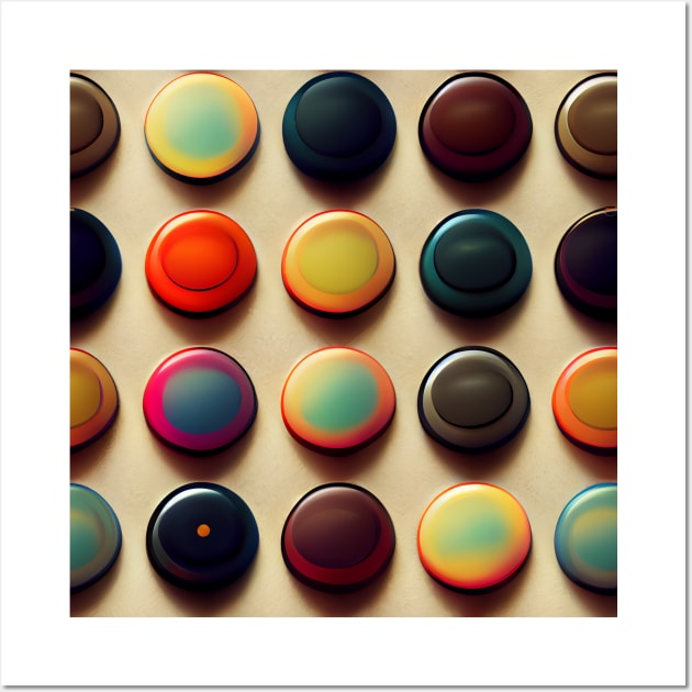 DOTS AND BUTTONS Wall Art by INNOVA CREATIONS